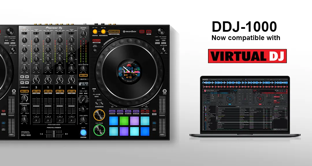 Virtual DJ Support Pioneer DDJ 1000