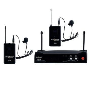 Studiomaster XR 40LL Dual Lapel UHF Wireless Microphone