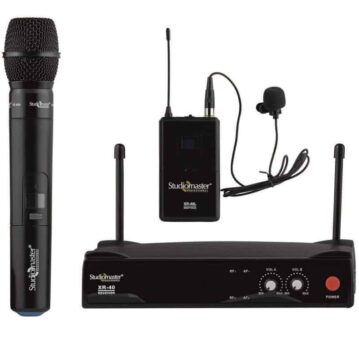 Studiomaster XR 40HL Hand and Lepel Wireless Microphone