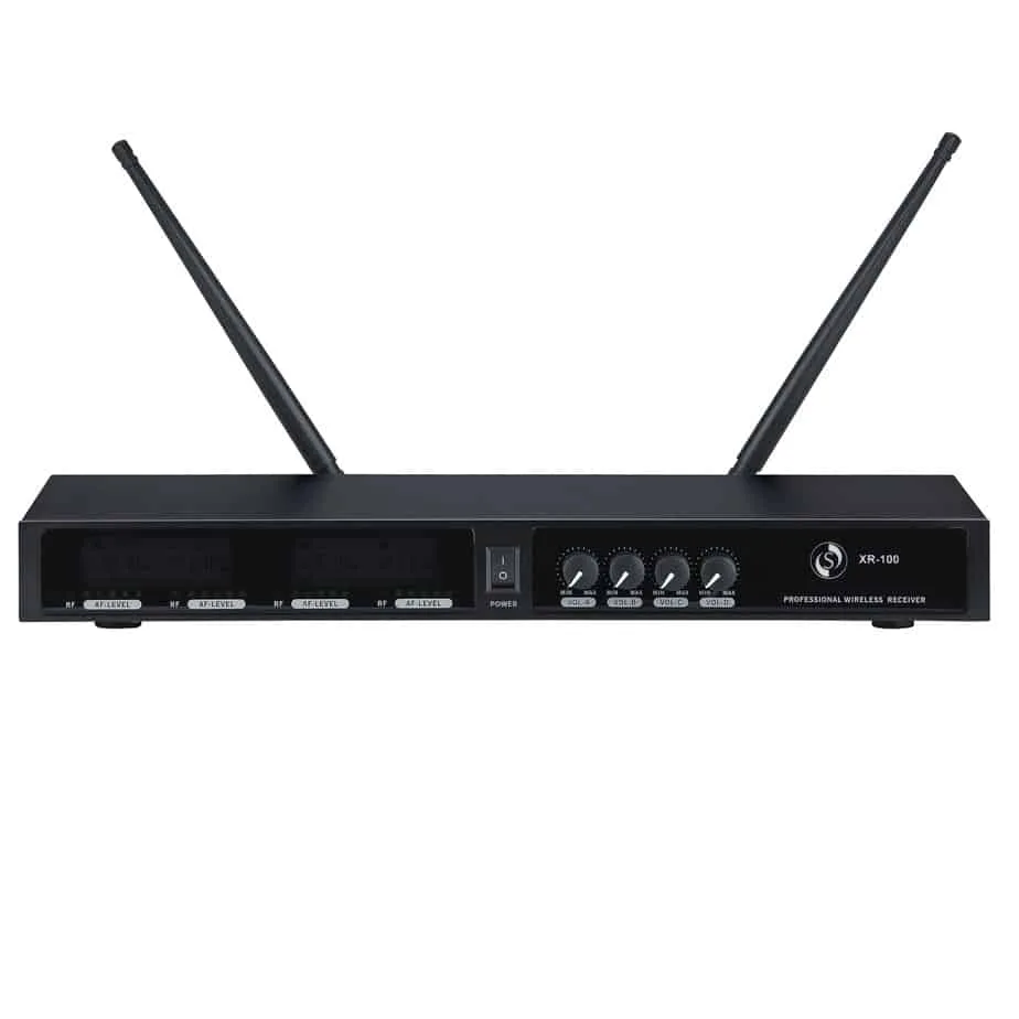 Studiomaster XR 100 4H 4 Hand Wireless Microphone Set 2 Studiomaster XR 100 4H 4 Hand Wireless Microphone Set - Image 2