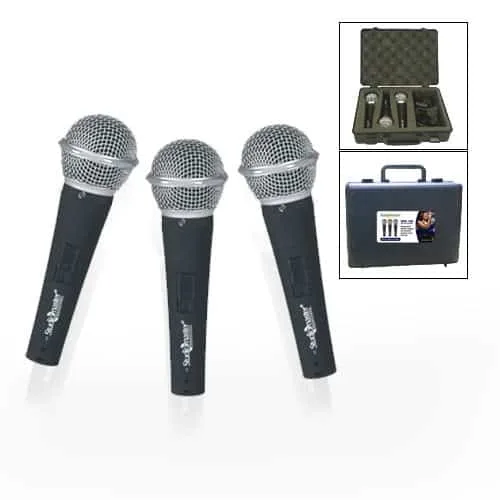 Studiomaster TRIO 100 Dynamic Microphone (Pack of 3) 4 Studiomaster TRIO 100 Dynamic Microphone (Pack of 3) - Image 4