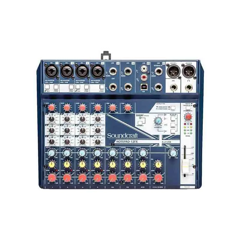 Soundcraft Notepad-12FX Compact Live Mixer - Paras Pro Audio