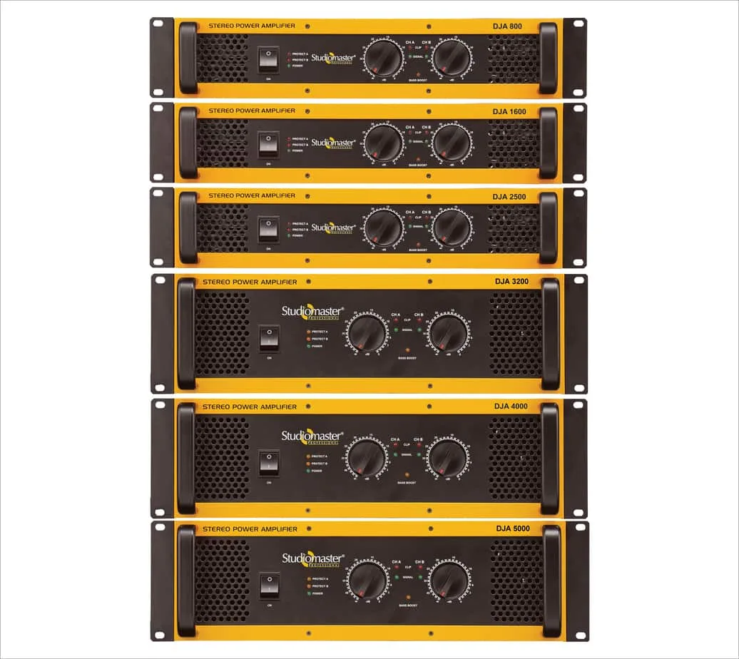 Studiomaster DJA 800 Dual Channel Amplifier - Image 4