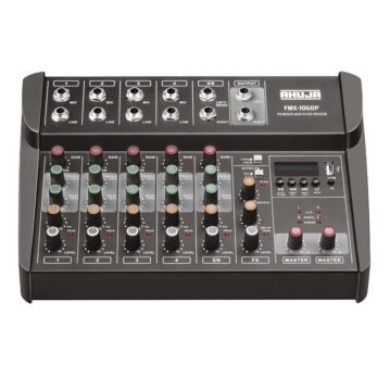 AHUJA FMX-106DP 6 Channel Mixer with USB and Bluetooth