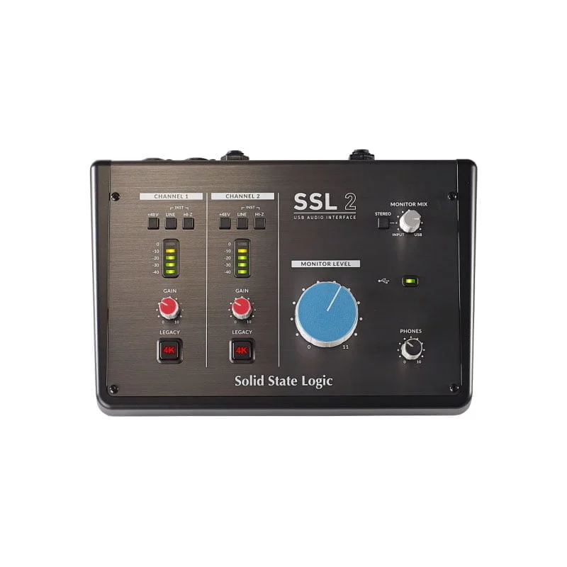 Solid State Logic SSL 2 2 In 2 Out USB C Audio Interface