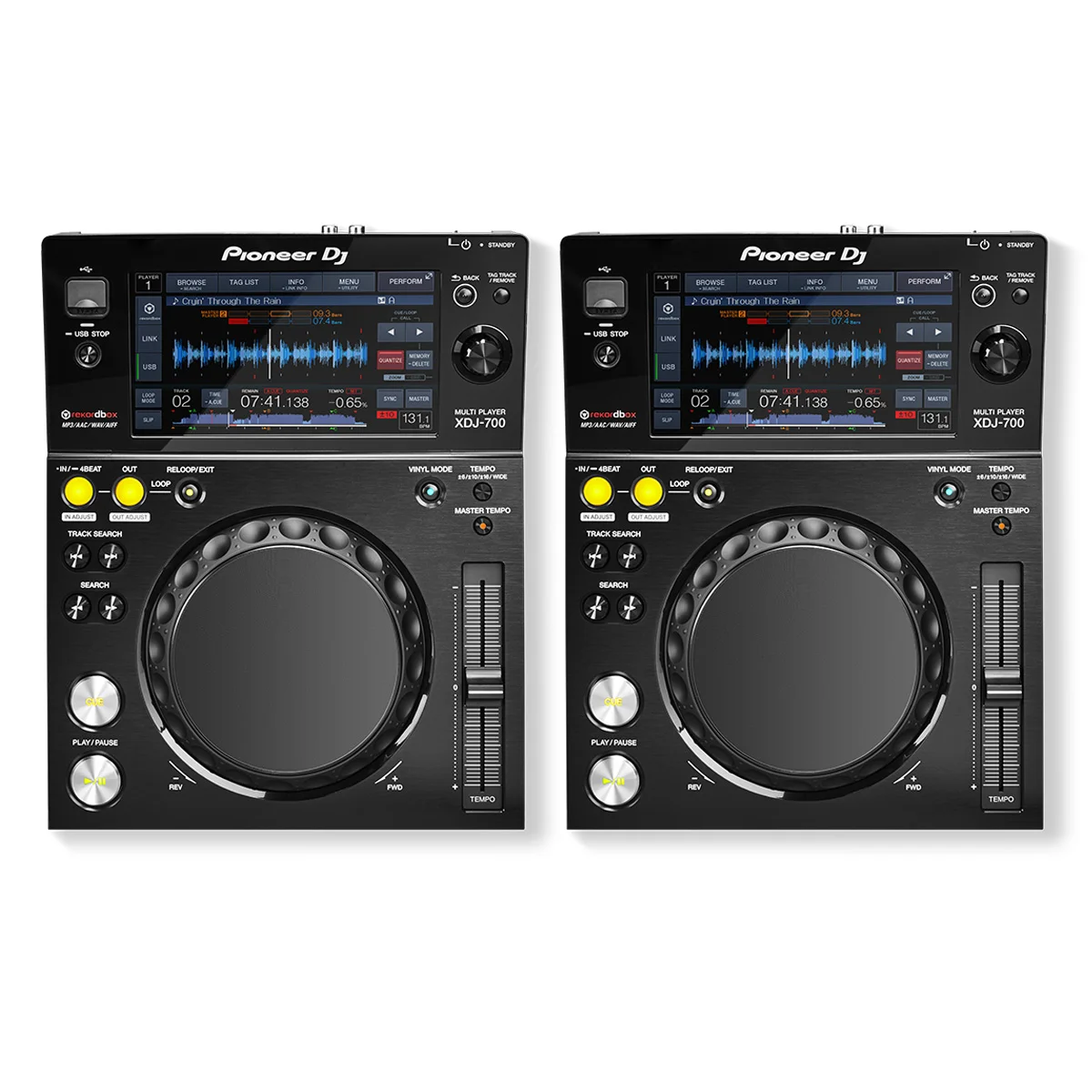 Pioneer DJ XDJ-700 Compact DJ multiplayer (Pair)