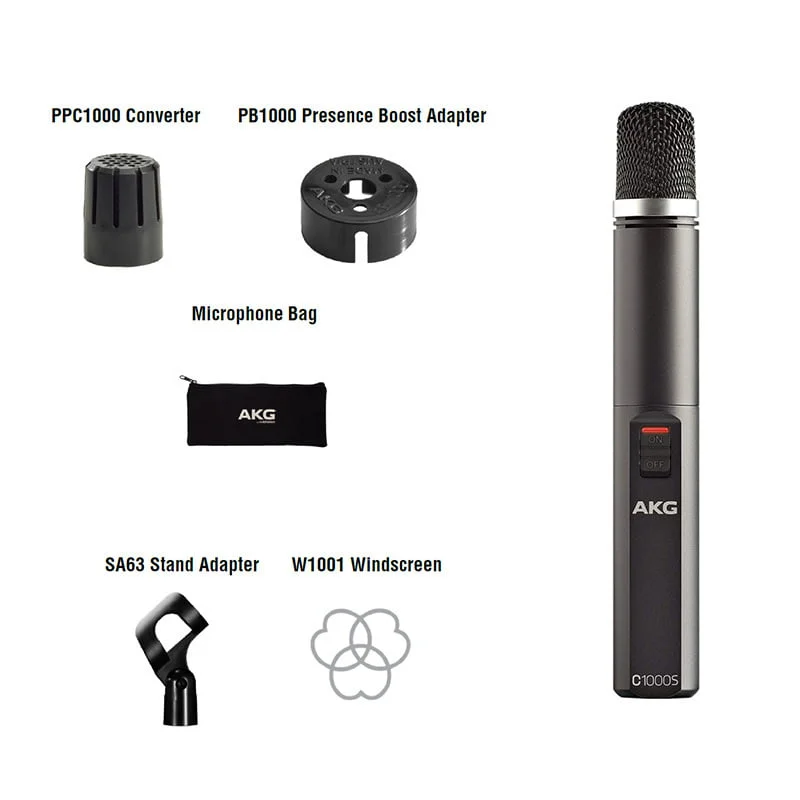AKG C1000 S High-Performance Condenser Microphone - Paras Pro Audio