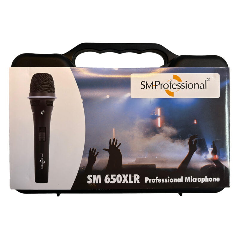 Studiomaster SM 650XLR High-Quality Cardioid Microphone Box