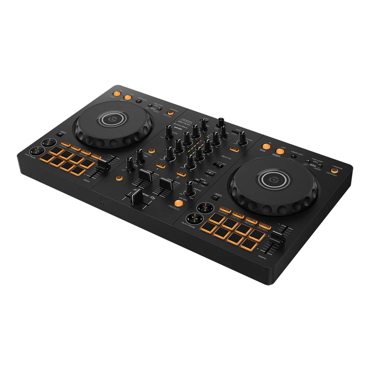 Pioneer DJ DDJ-FLX4 2-Channel DJ Controller_Angle1