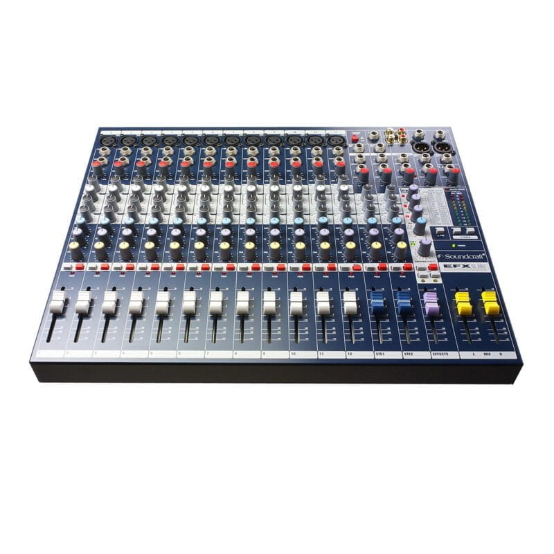 Soundcraft EFX12 12-Channel Mixer_angle1