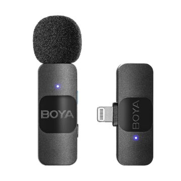 Boya BY-V1 Wireless Lavalier Microphone for iPhone iPod (iOS)