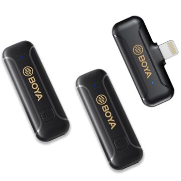 Boya BY-WM3T2-D2 Wireless Lavalier Microphone For iOS Devices