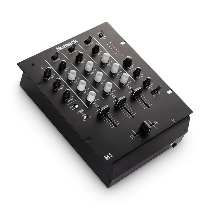 Numark M4 3-Channel DJ Mixer angle