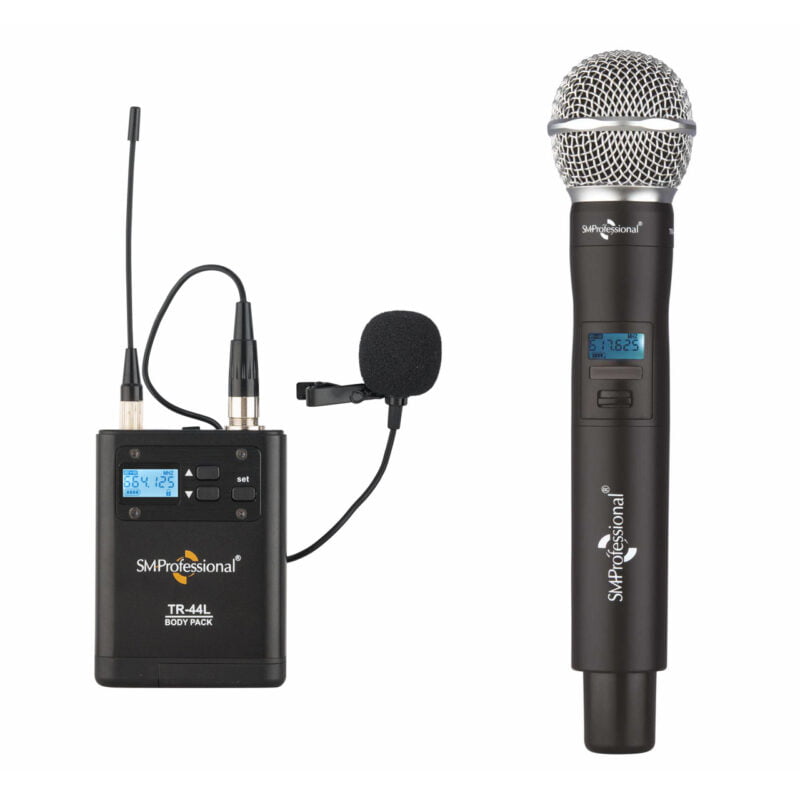 SM Professional TR 44 HL Handheld Lapel Microphone Transmitters