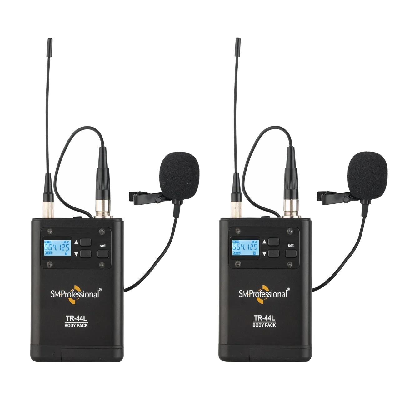 SM Professional TR 44 LL Dual Lapel Microphone Transmitters