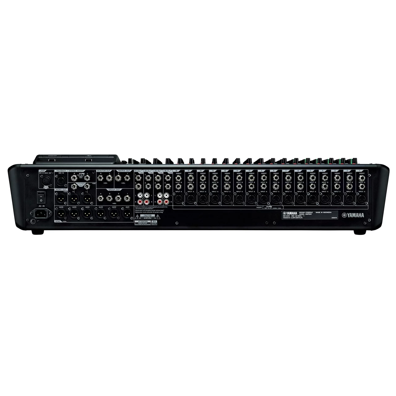 Yamaha MGP24X 24-Channel Premium Mixer Backside