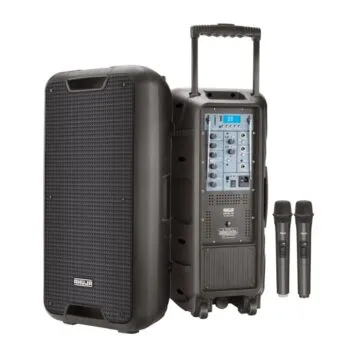 Ahuja ASPIRE-208 Portable Active Speaker with Wireless Mic