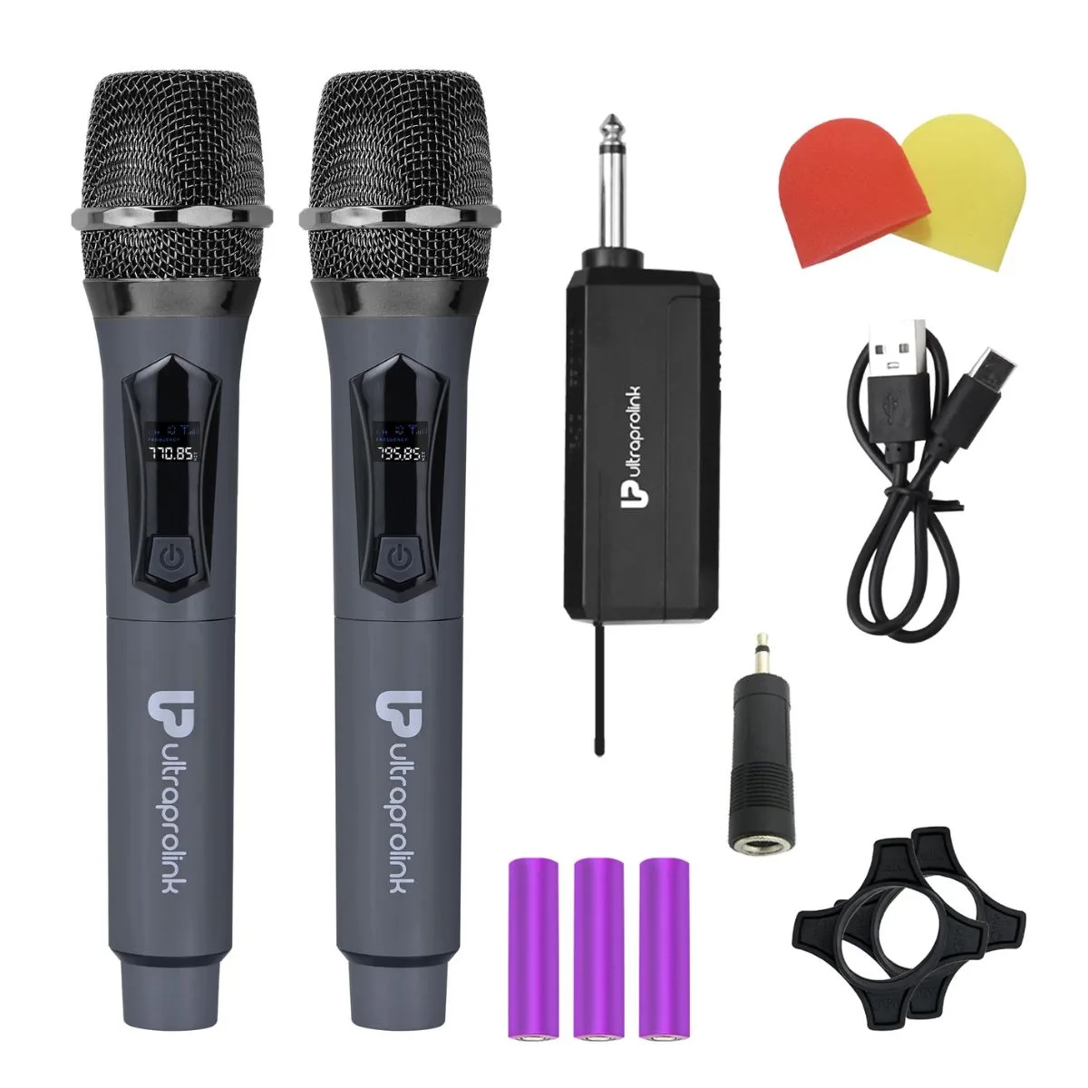 Ultraprolink UM1194-2 Sonic Duet Dual Dynamic Wireless Microphone