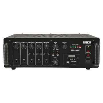 Ahuja SSA-160DP Medium Wattage PA Mixer Amplifier 160 Watts WITH Built-in Digital Player