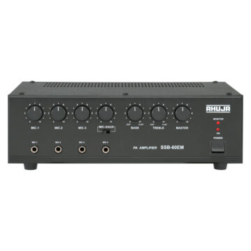 Ahuja SSB-60EM Medium Wattage PA Mixer Amplifier 60 Watts
