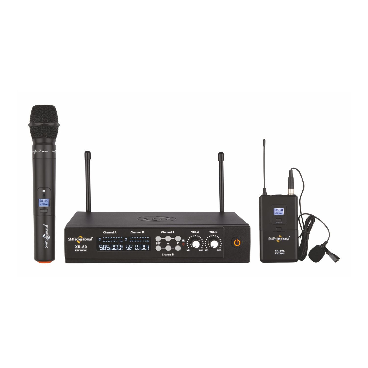 Studiomaster XR 80 HL Wireless Microphone with 80 Selectable Channels 1 Studiomaster XR 80 HL Wireless Microphone with 80 Selectable Channels